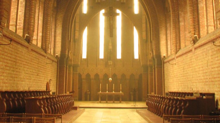 Lawrence-OP-Abbey-church-after-Mass_The-abbey-church-of-Quarr-Flick1080